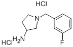 1-(3-氟苄基)-吡咯烷-3-胺双盐酸盐结构式_169452-20-4结构式