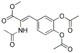 2-乙酰氨基-3-(3,4-二乙酰氧基苯基)-2-丙酸甲酯结构式_170699-07-7结构式