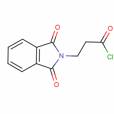 1,3-二氢-1,3-二氧代-2H-异吲哚-2-丙酰氯结构式_17137-11-0结构式
