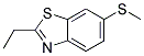 (8ci,9ci)-2-乙基-6-(甲基硫代)-苯并噻唑结构式_17142-78-8结构式