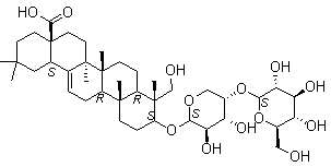 黄花败酱甙C结构式_17233-22-6结构式