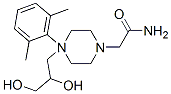 2-[4-(2,3-二羟基丙基)-1-哌嗪基]-N-(2,6-二甲基苯基)乙酰胺结构式_172430-46-5结构式