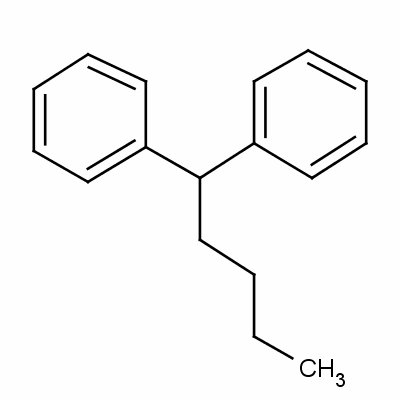 1,1-二苯基戊烷结构式_1726-12-1结构式
