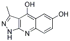 (9ci)-3-甲基-1H-吡唑并[3,4-b]喹啉-4,6-二醇结构式_173191-72-5结构式