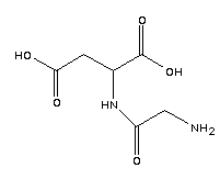 甘氨酸-D-天冬氨酸结构式_17343-03-2结构式