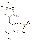 N-(2,2-二氟-6-硝基-苯并[1,3]二氧代l-5-基)乙酰胺结构式_1736-66-9结构式