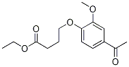 4-(4-乙酰基-2-甲氧基苯氧基)-丁酸乙酯结构式_174884-21-0结构式