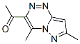 1-(4,7-二甲基吡唑并[5,1-c][1,2,4]三氮杂-3-基)-1-乙酮结构式_175137-64-1结构式