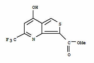 4-羟基-6-(三氟甲基)噻吩并[3,4-b]吡啶-1-羧酸甲酯结构式_175203-39-1结构式