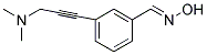 3-[3-(二甲基氨基)-1-丙炔]苯甲醛 肟结构式_175203-68-6结构式