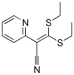 3,3-Di(ethylthio)-2-(2-pyridyl)acrylonitrileStructure,175204-16-7Structure 3,3-Di(ethylthio)-2-(2-pyridyl)acrylonitrile Structure,175204-16-7Structure