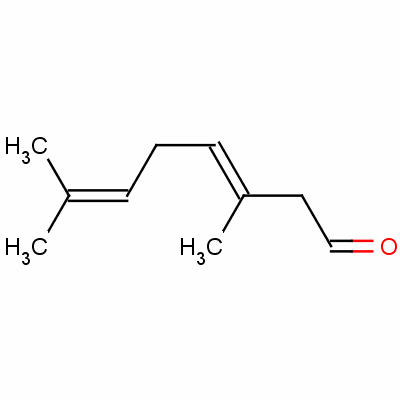 3,7-二甲基-3,6-辛二烯醛结构式_1754-00-3结构式