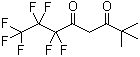2,2-二甲基-6,6,7,7,8,8,8-七氟-3,5-辛烷二酮结构式_17587-22-3结构式