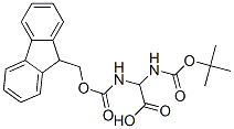 (Rs)-2-(boc-氨基)-2-(Fmoc-氨基)-乙酸结构式_176039-39-7结构式