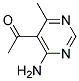 (9ci)-1-(4-氨基-6-甲基-5-嘧啶)-乙酮结构式_176238-53-2结构式