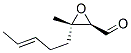 [2r-[2alpha,3beta(e)]]-(9ci)-3-甲基-3-(3-戊烯基)-环氧乙烷羧醛结构式_176778-27-1结构式