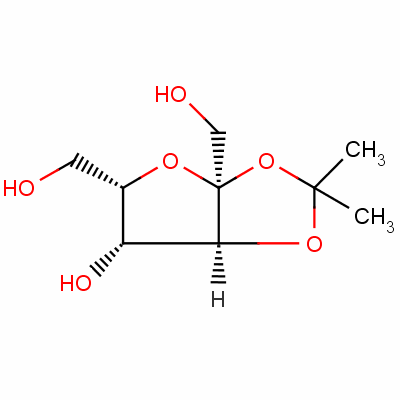 2,3-O-(1-甲基乙亚基)-alpha-L-呋喃山梨糖结构式_17682-71-2结构式