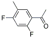 (9ci)-1-(2,4-二氟-5-甲基苯基)-乙酮结构式_177211-27-7结构式