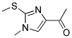 (9ci)-1-[1-甲基-2-(甲基硫代)-1H-咪唑-4-基]-乙酮结构式_177910-95-1结构式