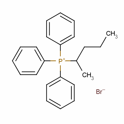 (1-甲基丁基)三苯基溴化膦结构式_17827-53-1结构式