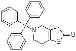 4,5,6,7-四氢-5-(三苯基甲基)-噻吩并[3,2-c]吡啶-2(3h)-酮结构式_178688-29-4结构式
