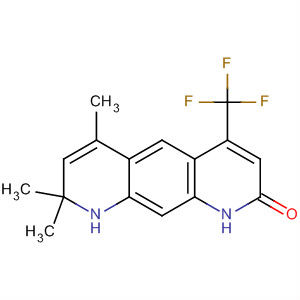8,9-二氢-6,8,8-三甲基-4-(三氟甲基)-吡啶并[3,2-g]喹啉-2( 1H)-酮结构式_179895-79-5结构式