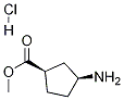 (1R,3S)-3-氨基环戊烷甲酸甲酯盐酸盐结构式_180196-56-9结构式