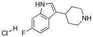6-氟-3-(哌啶-4-基)-1H-吲哚盐酸盐结构式_180411-84-1结构式