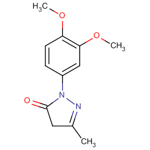 3-甲基-1-(3,4-二甲氧基l苯基)-2-吡唑-5-酮结构式_18048-62-9结构式
