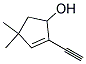 (9ci)-2-乙炔-4,4-二甲基-2-环戊烯-1-醇结构式_181276-85-7结构式