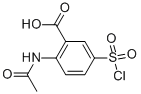 2-(乙酰基氨基)-5-氯磺酰基苯甲酸结构式_181478-44-4结构式
