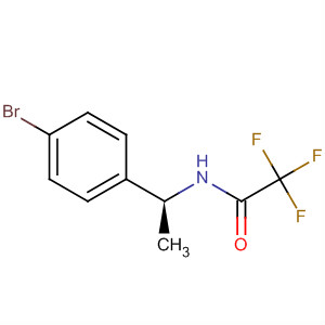 (S)-n-[1-(4-溴-苯基)-乙基]-2,2,2-三氟-乙酰胺结构式_182141-70-4结构式