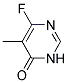 (8ci)-6-氟-5-甲基-4(3H)-嘧啶酮结构式_18260-84-9结构式