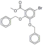 2,3-二苄基-5-溴苯甲酸甲酯结构式_182676-91-1结构式