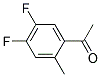 (9ci)-1-(4,5-二氟-2-甲基苯基)-乙酮结构式_183237-85-6结构式