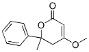 4-Methoxy-6-methyl-6-phenyl-5h-pyran-2-oneStructure,18381-99-2Structure 4-Methoxy-6-methyl-6-phenyl-5h-pyran-2-one Structure,18381-99-2Structure
