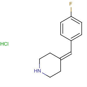 4-[(4-氟苯基)亚甲基]哌啶盐酸盐结构式_183950-14-3结构式