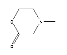 N-甲基-2-吗啉酮结构式_18424-96-9结构式