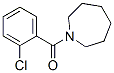 Methanone,(2-chlorophenyl)(hexahydro-1h-azepin-1-yl)-Structure,18494-63-8Structure Methanone,(2-chlorophenyl)(hexahydro-1h-azepin-1-yl)- Structure,18494-63-8Structure