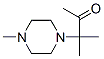 (9ci)-3-甲基-3-(4-甲基-1-哌嗪)-2-丁酮结构式_185207-16-3结构式