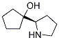 Cyclopentanol, 1-(2-pyrrolidinyl)-, (r)-(9ci) Structure