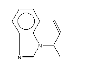 (9ci)-1-(1,2-二甲基-2-丙烯基)-1H-苯并咪唑结构式_186527-71-9结构式