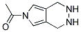 (9ci)-6-乙酰基-2,3,4,6-四氢-1H-吡咯并[3,4-d]吡嗪结构式_186746-91-8结构式