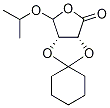 (2R,3S)-2,3-二羟基-4-异丙氧基-gamma-丁内酯环己基缩酮结构式_186790-80-7结构式