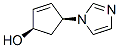 顺式-(9ci)-4-(1H-咪唑-1-基)-2-环戊烯-1-醇结构式_188637-56-1结构式