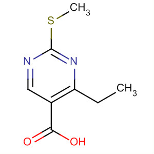4-乙基-2-(甲基硫代)-5-嘧啶羧酸结构式_188937-14-6结构式