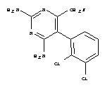 5-(2,3-二氯苯基)-6-(氟甲基)嘧啶-2,4-二胺结构式_189013-61-4结构式