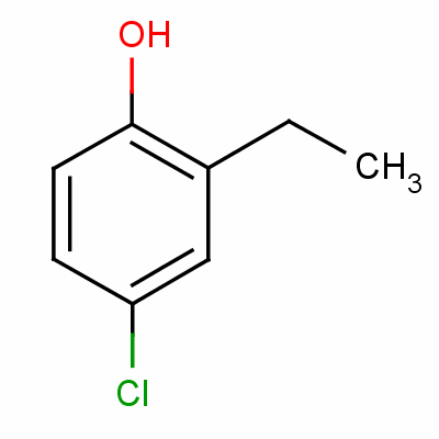 2-氯-4-乙基苯酚结构式_18980-00-2结构式