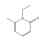 1-乙基-6-甲基-2(1H)-吡啶硫酮结构式_19006-73-6结构式