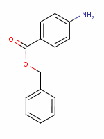 p-氨基苯甲酸苄酯结构式_19008-43-6结构式